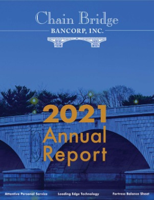 2021 Annual Report Cover image